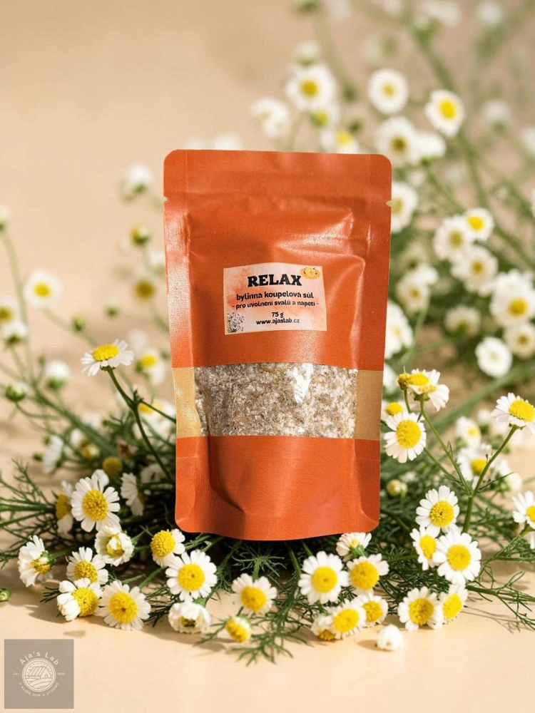 RELAX bylinná koupelová sůl 75 g