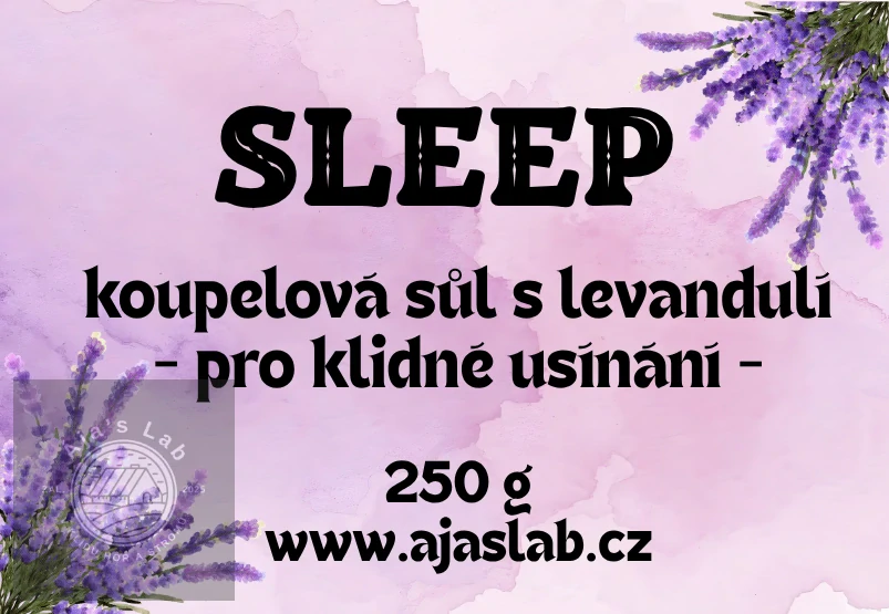 SLEEP koupelová sůl s levandulí